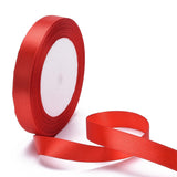1 Group Single Face Satin Ribbon, Polyester Ribbon, Breast Cancer Pink Awareness Ribbon Making Materials, Valentines Day Gifts, Boxes Packages, Cyan, 1/2 inch(12mm), about 25yards/roll(22.86m/roll), 250yards/group(228.6m/group), 10rolls/group