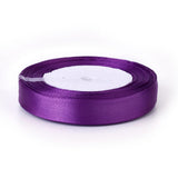 1 Group Single Face Satin Ribbon, Polyester Ribbon, Lilac, 3/4 inch(20mm), about 25yards/roll(22.86m/roll), 250yards/group(228.6m/group), 10rolls/group