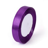 1 Group Single Face Satin Ribbon, Polyester Ribbon, Lilac, 3/4 inch(20mm), about 25yards/roll(22.86m/roll), 250yards/group(228.6m/group), 10rolls/group