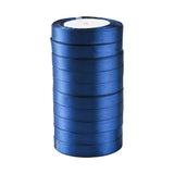 1 Group Single Face Satin Ribbon, Polyester Ribbon, Cyan, 3/4 inch(20mm), about 25yards/roll(22.86m/roll), 250yards/group(228.6m/group), 10rolls/group