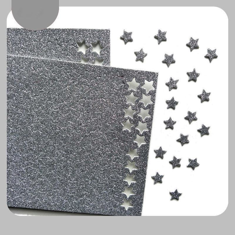 Glitter Star Shape Foam Self-Adhesive EVA Stickers Scrapbooking