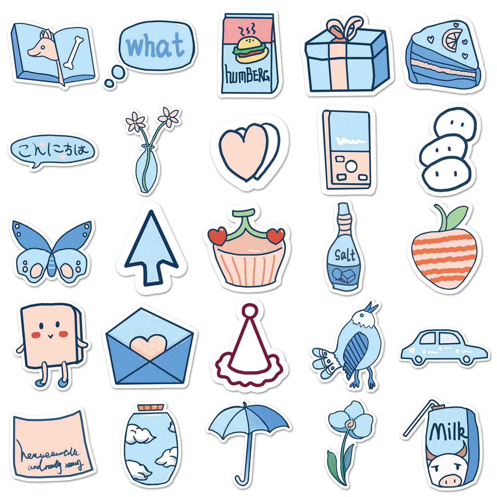 Craspire Cartoon Theme Waterproof PVC Plastic Sticker Labels, Self-adh –  CRASPIRE