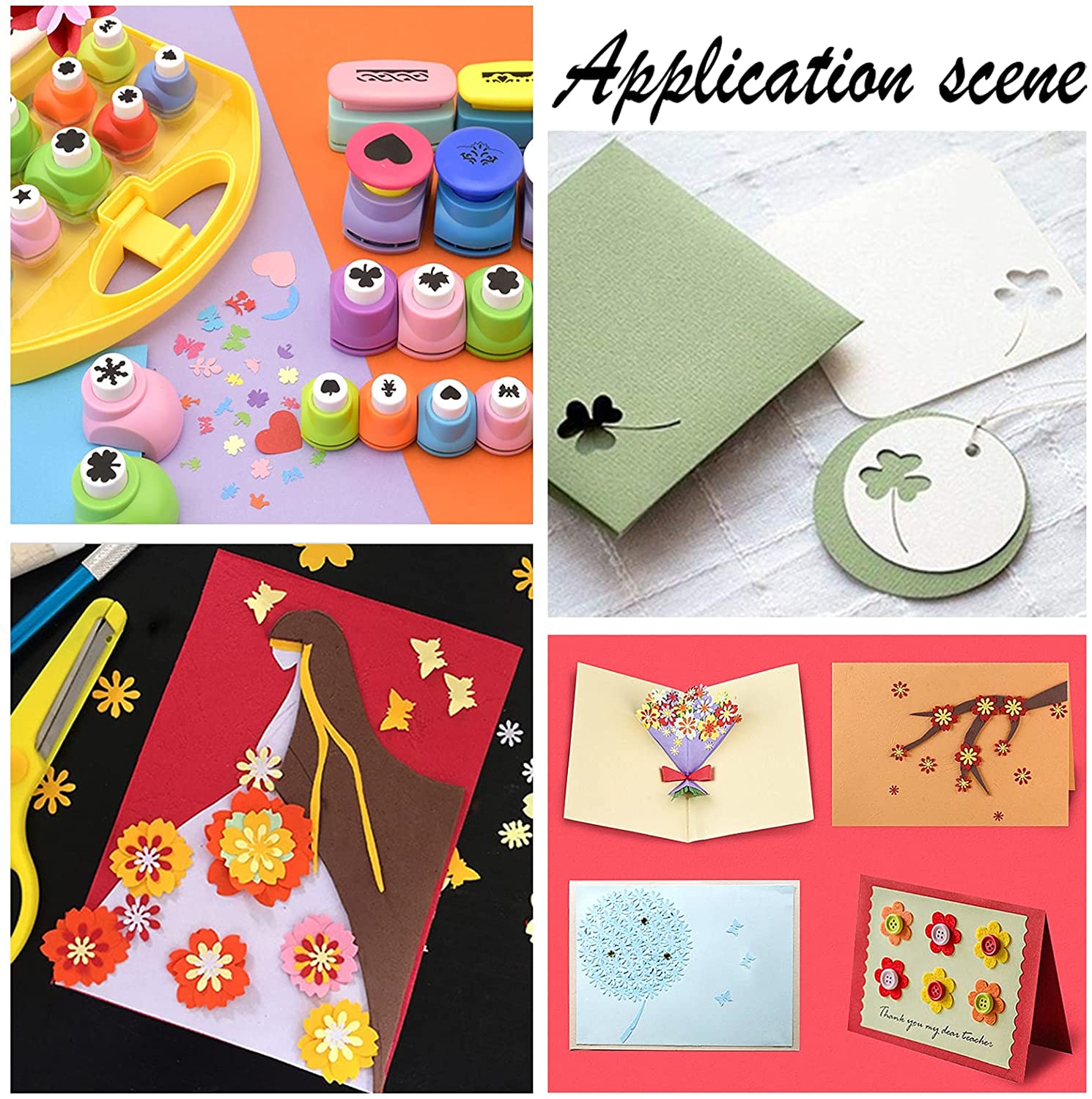3/8 inch little girl shape craft punch DIY hole puncher scrapbook paper  cutter scrapbooking kids design punches Embossing device
