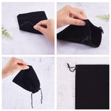 Craspire 1 Bag 12 Pcs Black Velvet Bags, 4.7x3.5 Drawstring Jewelry  Pouches Jewelry Storage Bags Small Velvet Gift Bags for Traveling Rings,  Bracelets, Necklaces, Earrings,WatchFavors – CRASPIRE