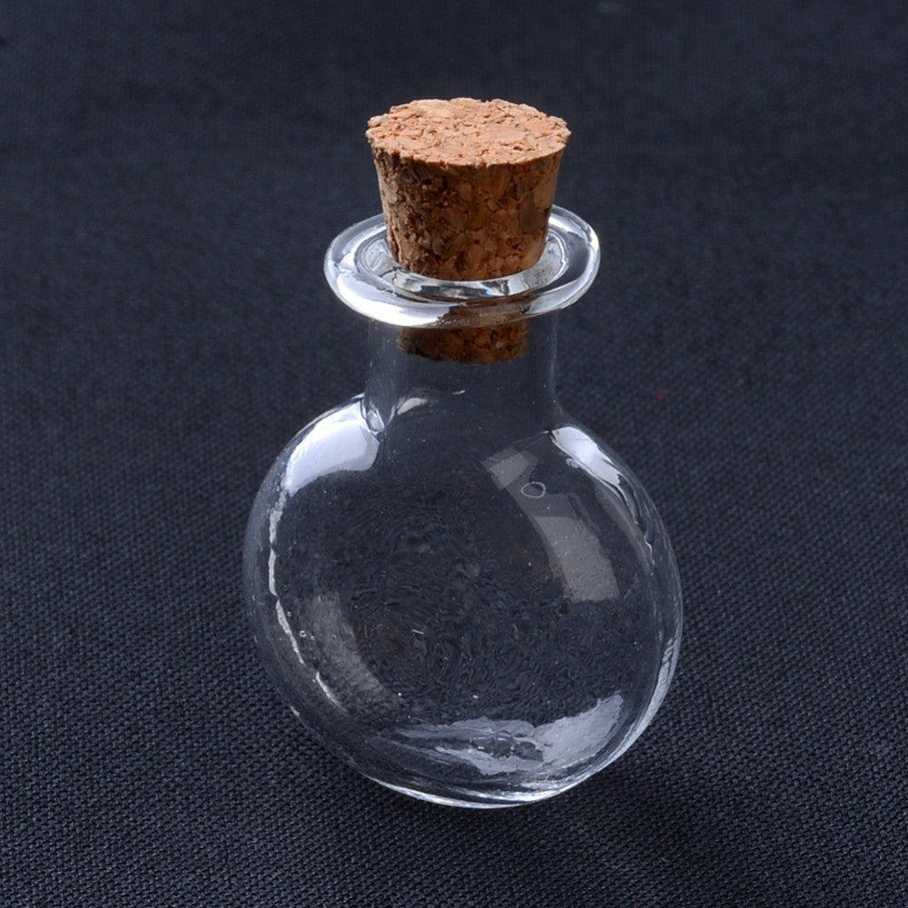 11in Glass Bottle With Cork