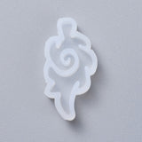 DIY Silicone Molds, Resin Casting Molds, For UV Resin, Epoxy Resin Jewelry Pendants Making, Cross, White, 46x24x7mm