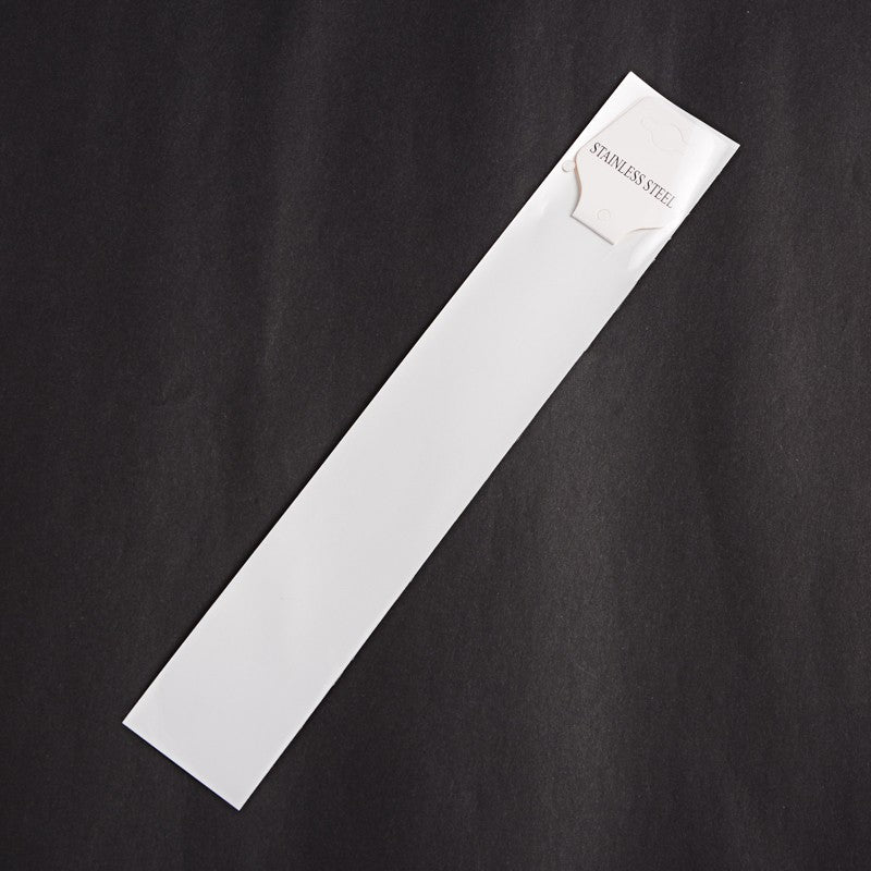 CRASPIRE 500 pc Rectangle Cellophane Bags, White, 16x9.5cm, Unilateral  Thickness: 0.05mm, Inner Measure: 10.7x9.5cm, Hole: 6mm