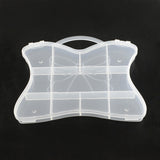 1 pcs Bag Plastic Bead Storage Containers, 11 Compartments, Clear, 10.5x14.8x1.9cm