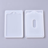 DIY Rectangle Card Sleeve Silicone Molds, Resin Casting Molds, For UV Resin, Epoxy Resin Jewelry Making, White, 105x67.1x6mm, Inner Size: 94.5x58mm