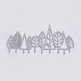 CRASPIRE Carbon Steel Cutting Dies Stencils, for DIY Scrapbooking/Photo Album, Decorative Embossing DIY Paper Card, Tree, Matte Platinum Color, 6.1x13.5cm