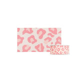 5 Yard Single-Sided Polyester Grosgrain Ribbon, Leopard Print Pattern, PeachPuff, 1-1/2 inch(38mm)