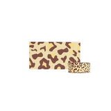 5 Yard Single-Sided Polyester Grosgrain Ribbon, Leopard Print Pattern, Goldenrod, 1-1/2 inch(38mm)