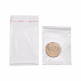 100 pc Cellophane Favor Gift Mini Bags, Clear, 9x5cm, Unilateral thickness: 0.0125mm, Inner measure: 7x5cm