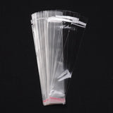 100 pc OPP Cellophane Bags, Rectangle, Clear, 26.5x4cm, Unilateral thickness: 0.035mm, Inner measure: 21x4cm