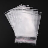 100 pc OPP Cellophane Bags, Rectangle, Clear, 15.5x9cm, Unilateral Thickness: 0.035mm, Inner Measure: 10.5x9cm