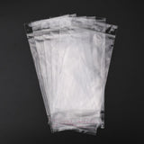 100 pc OPP Cellophane Bags, Rectangle, Clear, 19.5x8cm, Unilateral thickness: 0.035mm, Inner measure: 14x8cm