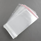 100 pc OPP Cellophane Bags, Rectangle, Clear, 24x11cm, Unilateral thickness: 0.035mm, Inner measure: 19x11cm