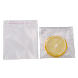 100 pc OPP Cellophane Bags, Rectangle, Clear, 14x12cm, Unilateral Thickness: 0.035mm, Inner Measure: 10.5x12cm