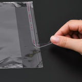100 pc OPP Cellophane Bags, Rectangle, Clear, 24x16cm, Unilateral Thickness: 0.035mm, Inner Measure: 20.5x15cm