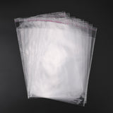 100 pc OPP Cellophane Bags, Rectangle, Clear, 24x16cm, Unilateral Thickness: 0.035mm, Inner Measure: 20.5x15cm