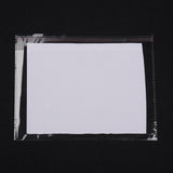 100 pc OPP Cellophane Bags, Rectangle, Clear, 17.5x22cm, Unilateral thickness: 0.035mm, Inner measure: 14.5x22cm