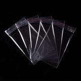 50 pc Clear Transparent Party Gift Chocolate Lollipop Favor Candy Cellophane Bags, 11x6cm, Unilateral thickness: 0.04mm, Inner measure: 9x6cm