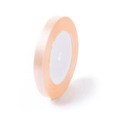 1 Roll Double Face Satin Ribbon, Polyester Ribbon, Orange, 1/8 inch(3mm) wide, about 880yards/roll(804.672m/roll)