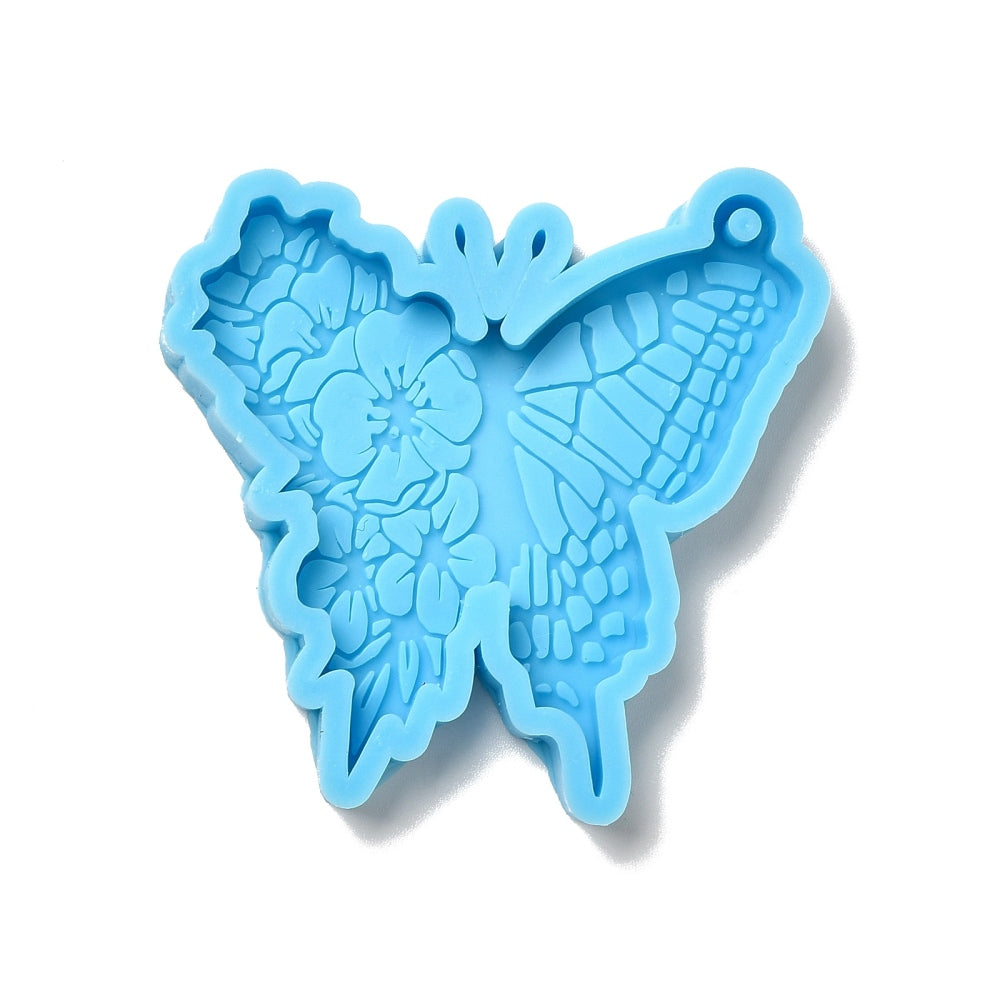 CRASPIRE Butterfly DIY Pendant Silicone Molds, Resin Casting Molds