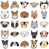 Craspire Waterproof PVC Adhesive Stickers, for Suitcase, Skateboard, Refrigerator, Helmet, Mobile Phone Shell, Animal Pattern, 30~60mm, 50pcs/bag