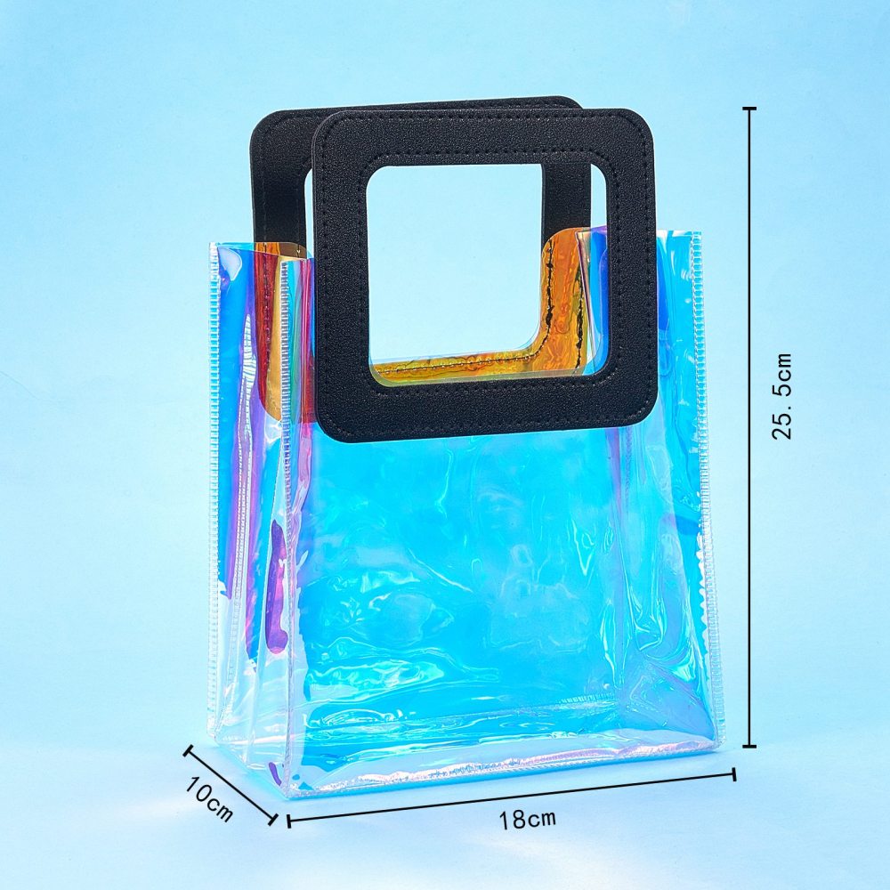 CRASPIRE 1 Set Laser Transparent Tote Bag